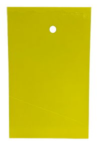 Olson's Yellow Sticky Cards Punched 3" x 5"